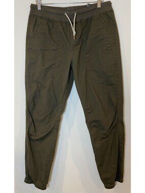 Men's Vuori Ripstop Traveler Jogger Pants Olive Green Size XL